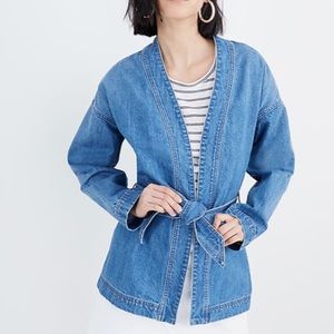 Madewell Denim Wrap Jacket